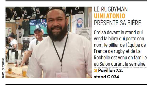 Uini Atonio dans la Gazette du Salon de l'Agriculture